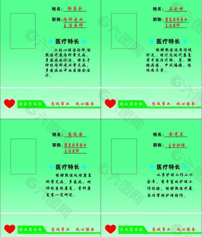 医院 护士 责任牌图片