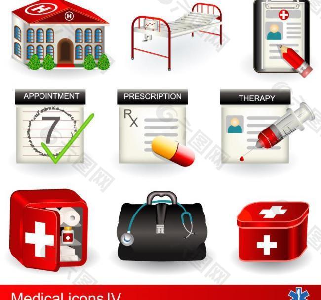医院医疗图标图片
