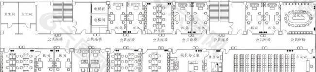 医院平面图图片