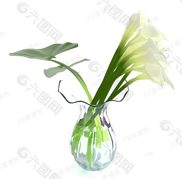 花瓶 3d模型