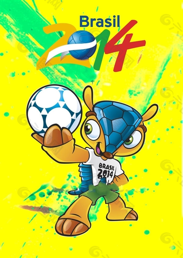 2014巴西世界杯矢量素材下载