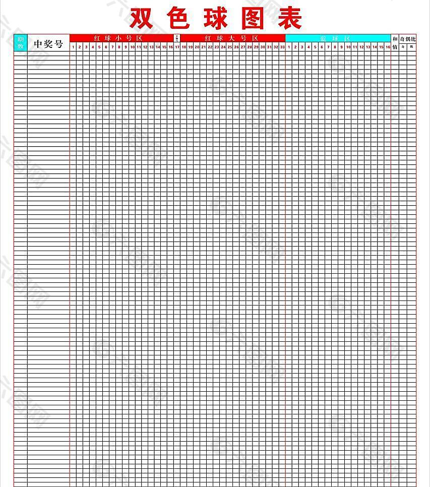 双色球开奖图表图片