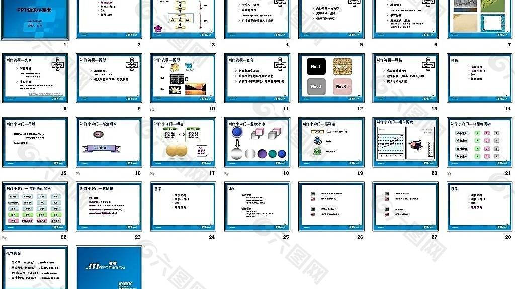 PPT主题模板图片