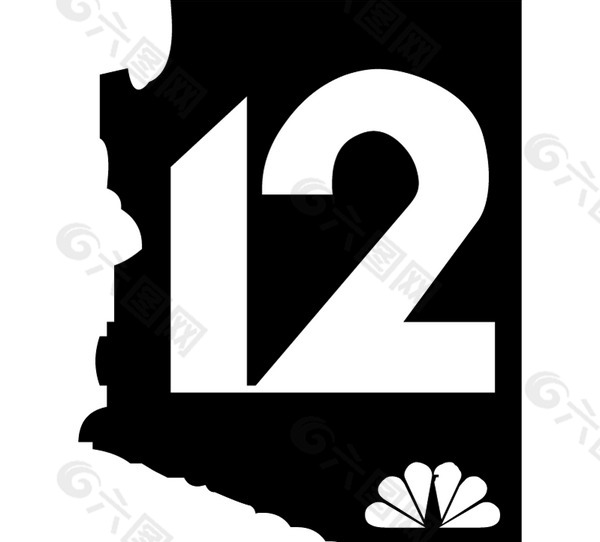 NBC_12 logo设计欣赏 NBC_12传媒标志下载标志设计欣赏