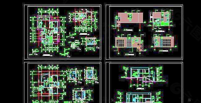 三层外观简洁现代风格别墅设计方案图12x10