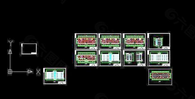 高层现代风格农村简易办公楼设计图