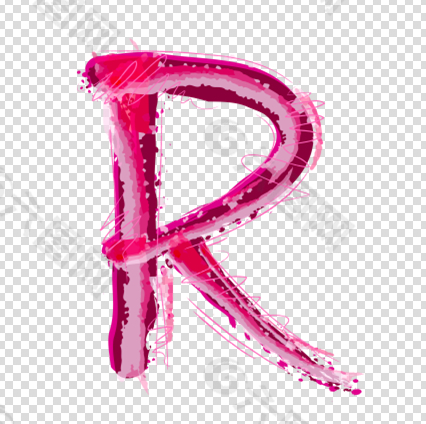 大写字母R模板视频