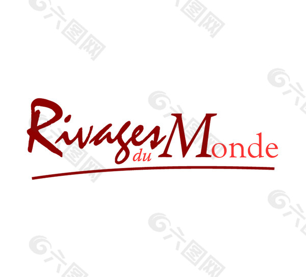 Rivages_du_Monde logo设计欣赏 Rivages_du_Monde旅游网站LOGO下载标志设计欣赏