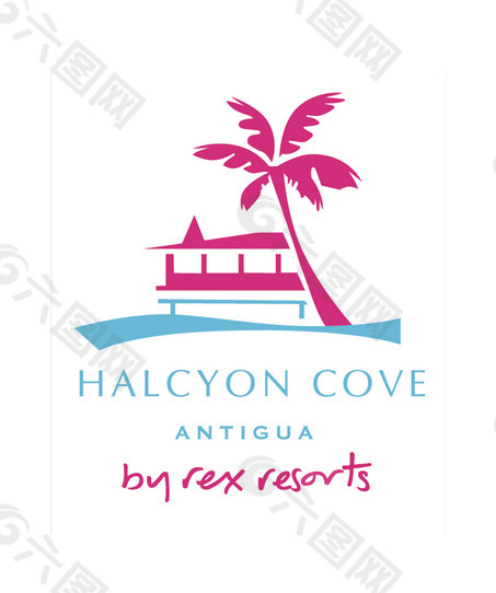 Rex_Halcyon_Cove logo设计欣赏 Rex_Halcyon_Cove旅游网站LOGO下载标志设计欣赏