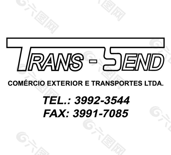 Trans-Send logo设计欣赏 Trans-Send交通部门LOGO下载标志设计欣赏