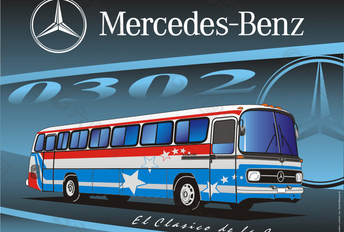 MERCEDES_0302_EL_CLASICO logo设计欣赏 MERCEDES_0302_EL_CLASICO轻轨地铁标志下载标志设计欣赏