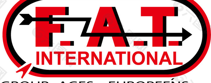 Fat_International logo设计欣赏 Fat_International公路运输LOGO下载标志设计欣赏