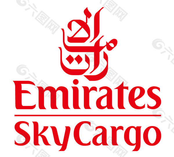 Emirates_SkyCargo logo设计欣赏 Emirates_SkyCargo公路运输LOGO下载标志设计欣赏