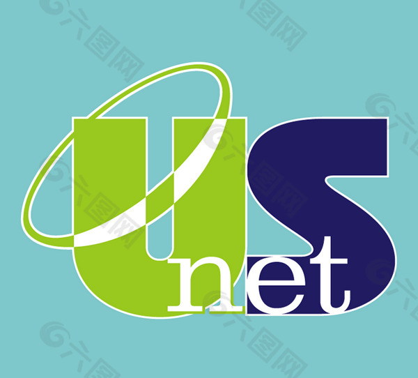USnet logo设计欣赏 USnet卫视标志LOGO下载标志设计欣赏