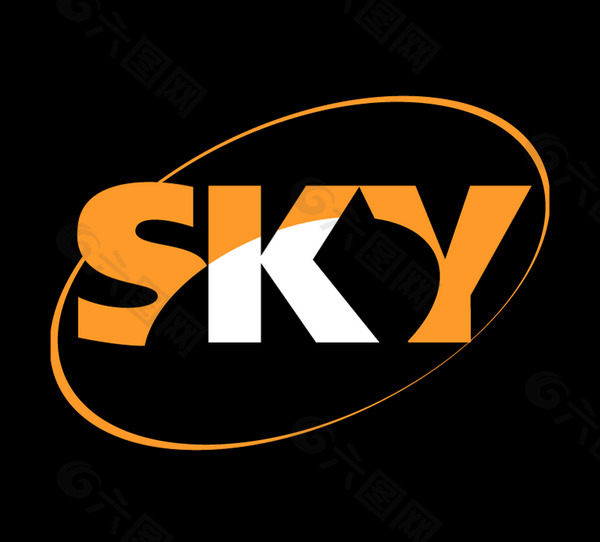 Sky_TV(4) logo设计欣赏 Sky_TV(4)电视标志下载标志设计欣赏