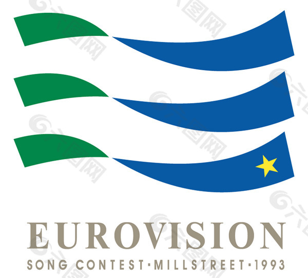 Eurovision_Song_Contest_1993 logo设计欣赏 Eurovision_Song_Contest_1993传媒机构LOGO下载标志设计欣赏