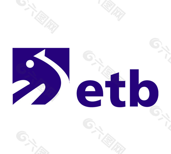 ETB logo设计欣赏 ETB传媒机构LOGO下载标志设计欣赏