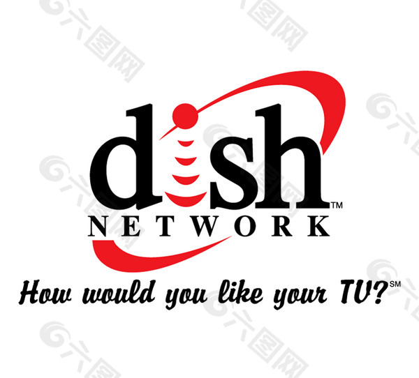 Dish_Network logo设计欣赏 Dish_Network传媒机构标志下载标志设计欣赏