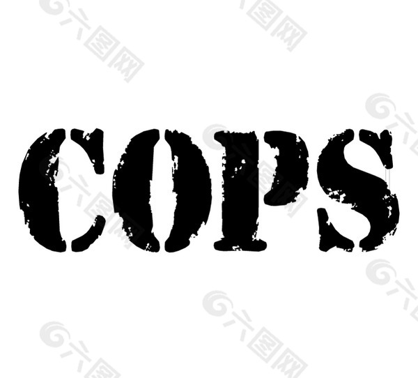 COPS logo设计欣赏 COPS传媒机构标志下载标志设计欣赏