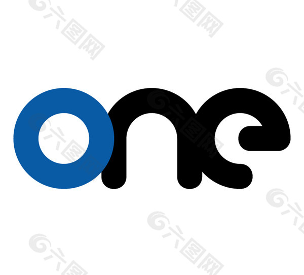 one logo设计欣赏 one电话公司标志下载标志设计欣赏