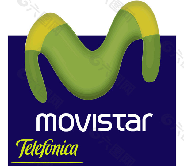 Movistar(1) logo设计欣赏 Movistar(1)手机公司LOGO下载标志设计欣赏