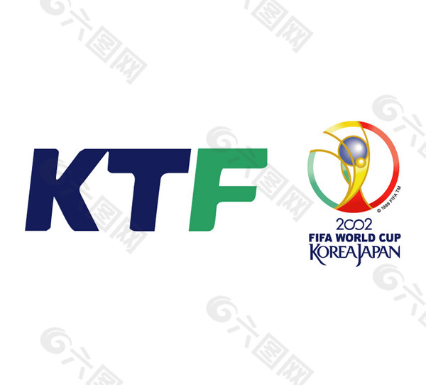 KTF_-_2002_World_Cup_Official_Partner logo设计欣赏 KTF_-_2002_World_Cup_Official_Partner手机公司标志下载标志设计欣赏