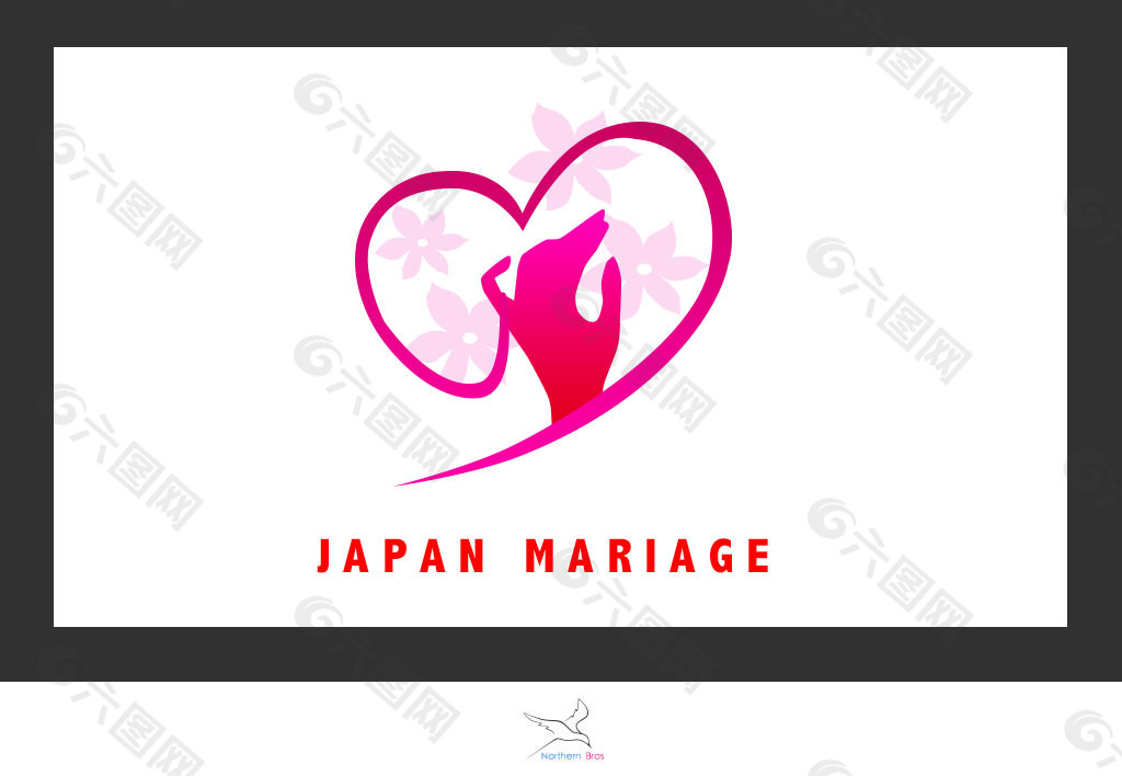婚恋网站公司logo分层