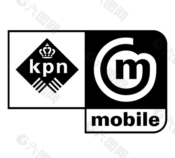 KPN_mobile logo设计欣赏 KPN_mobile手机公司标志下载标志设计欣赏