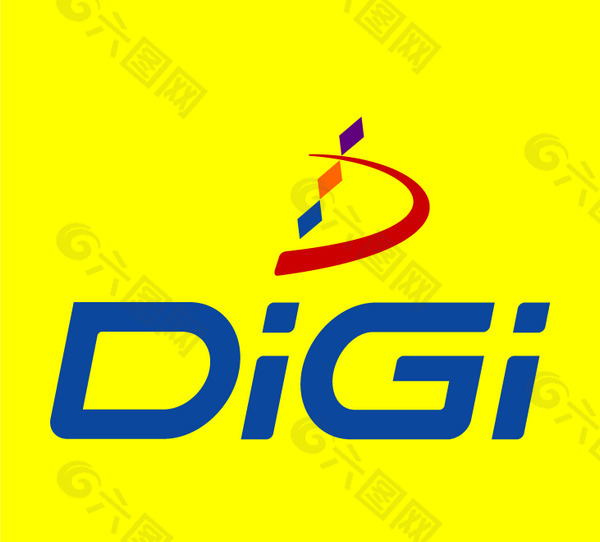 DiGi logo设计欣赏 DiGi电信公司标志下载标志设计欣赏