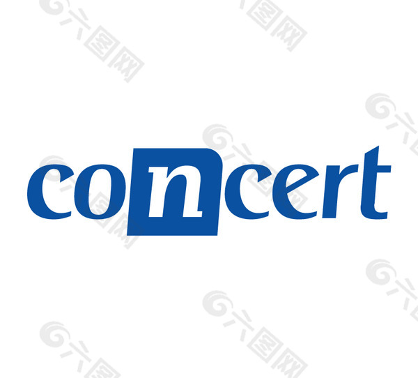 Concert logo设计欣赏 Concert电信公司标志下载标志设计欣赏