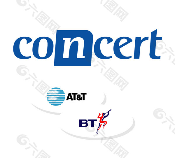 Concert(1) logo设计欣赏 Concert(1)电信公司标志下载标志设计欣赏