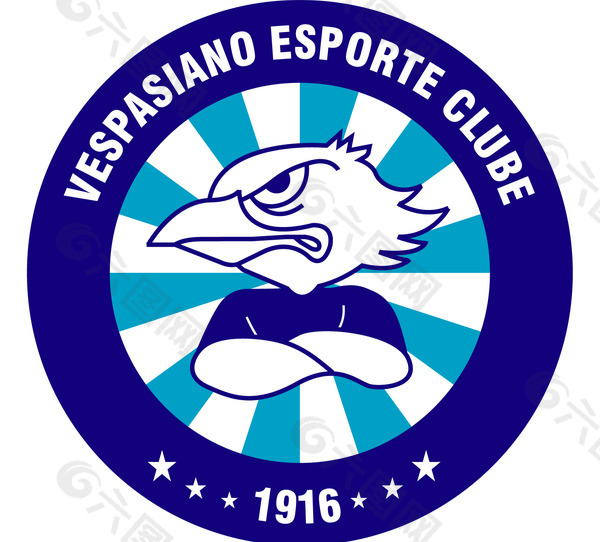 Vespasiano_Esporte_Clube_de_Vespasiano-MG logo设计欣赏 Vespasiano_Esporte_Clube_de_Vespasiano-MG体育比赛标志下载