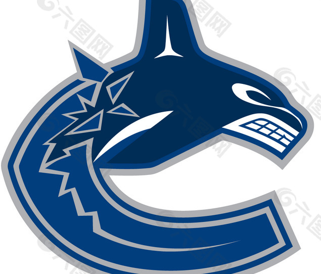 Vancouver_Canucks_Logo__2008_ logo设计欣赏 Vancouver_Canucks_Logo__2008_体育比赛标志下载标志设计欣赏