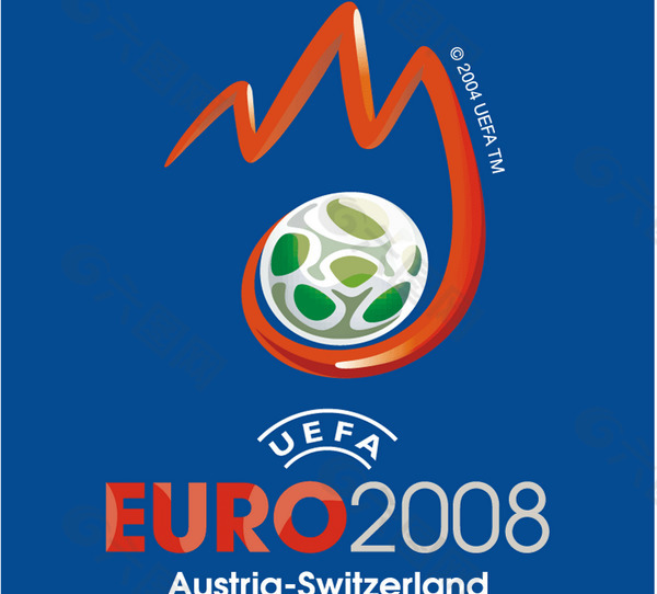 Uefa_Euro_2008_2 logo设计欣赏 Uefa_Euro_2008_2运动赛事LOGO下载标志设计欣赏