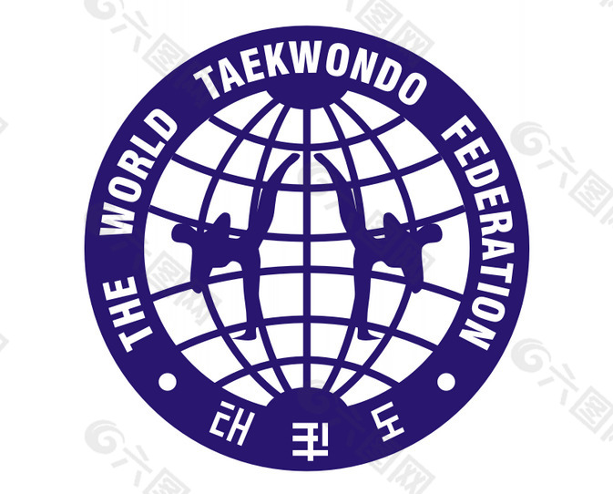 The_World_Taekwondo_Federation logo设计欣赏 The_World_Taekwondo_Federation运动赛事标志下载标志设计欣赏