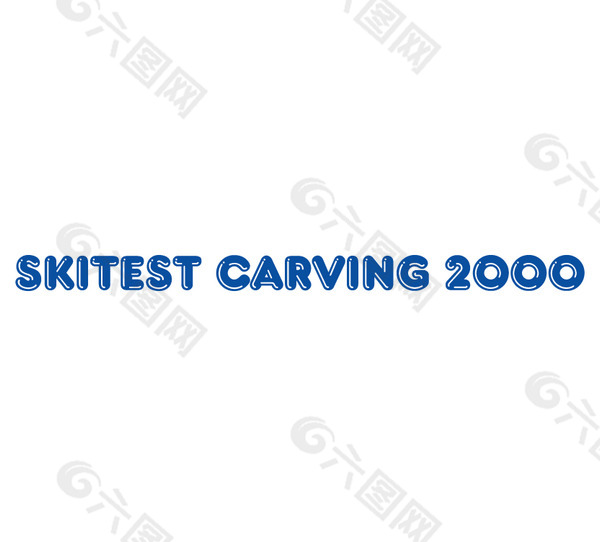 Skitest_Carving_2000 logo设计欣赏 Skitest_Carving_2000运动LOGO下载标志设计欣赏
