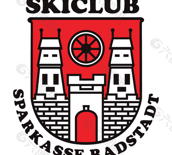 Skiclub_Sparkasse_Radstadt logo设计欣赏 Skiclub_Sparkasse_Radstadt运动LOGO下载标志设计欣赏