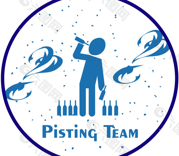 Pisting_Team logo设计欣赏 Pisting_Team体育比赛LOGO下载标志设计欣赏