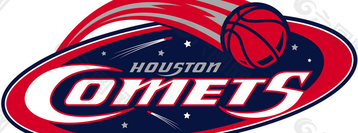 Houston_Comets logo设计欣赏 Houston_Comets运动标志下载标志设计欣赏