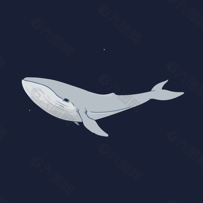 印花矢量图 动物 鲨鱼 艺术效果 水彩 免费素材