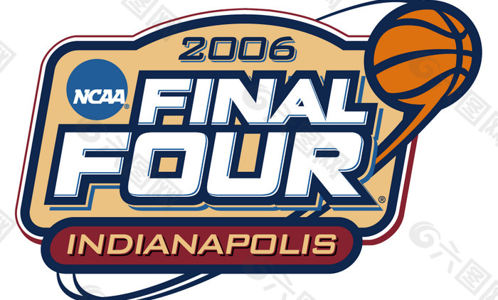 2006_Men_s_Final_Four logo设计欣赏 2006_Men_s_Final_Four体育赛事标志下载标志设计欣赏