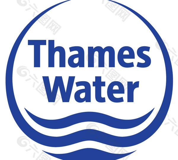 Thames_Water logo设计欣赏 Thames_Water服务公司LOGO下载标志设计欣赏