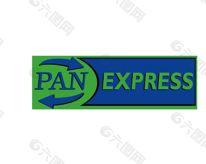 Pan_Express logo设计欣赏 Pan_Express服务行业标志下载标志设计欣赏