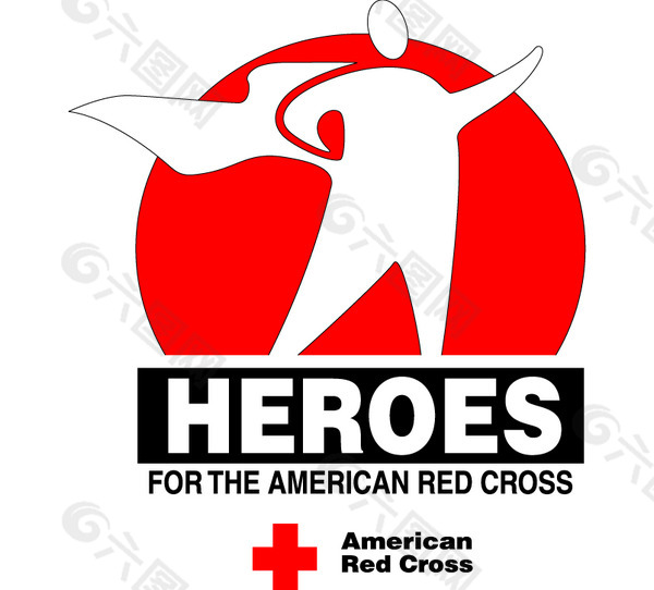 Heroes_For_the_American_Red_Cross logo设计欣赏 Heroes_For_the_American_Red_Cross服务行业LOGO下载标志设计欣赏