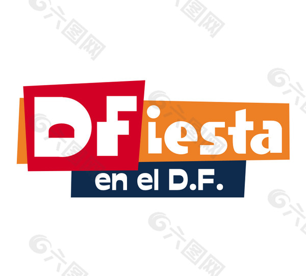 DF_iesta_en_el_D_F_ logo设计欣赏 DF_iesta_en_el_D_F_服务公司LOGO下载标志设计欣赏