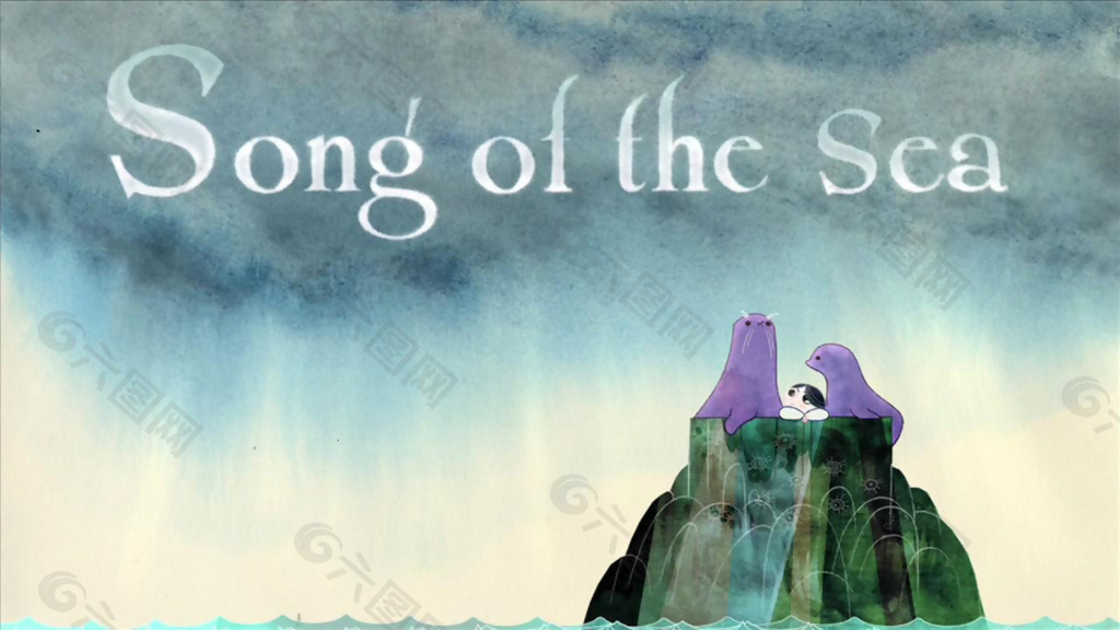 位图 插画 热门动画 海洋之歌 动物 免费素材