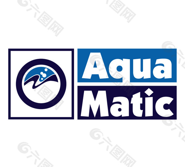 AcuaMatic logo设计欣赏 AcuaMatic服务行业标志下载标志设计欣赏