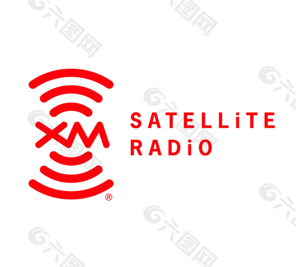 XM Satellite Radio logo设计欣赏 XM Satellite Radio下载标志设计欣赏