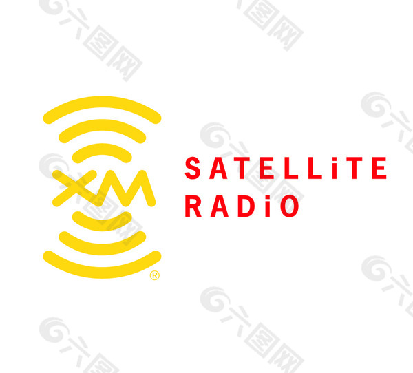 XM Satellite Radio(1) logo设计欣赏 XM Satellite Radio(1)下载标志设计欣赏