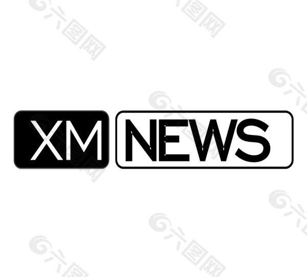 XM News logo设计欣赏 XM News下载标志设计欣赏